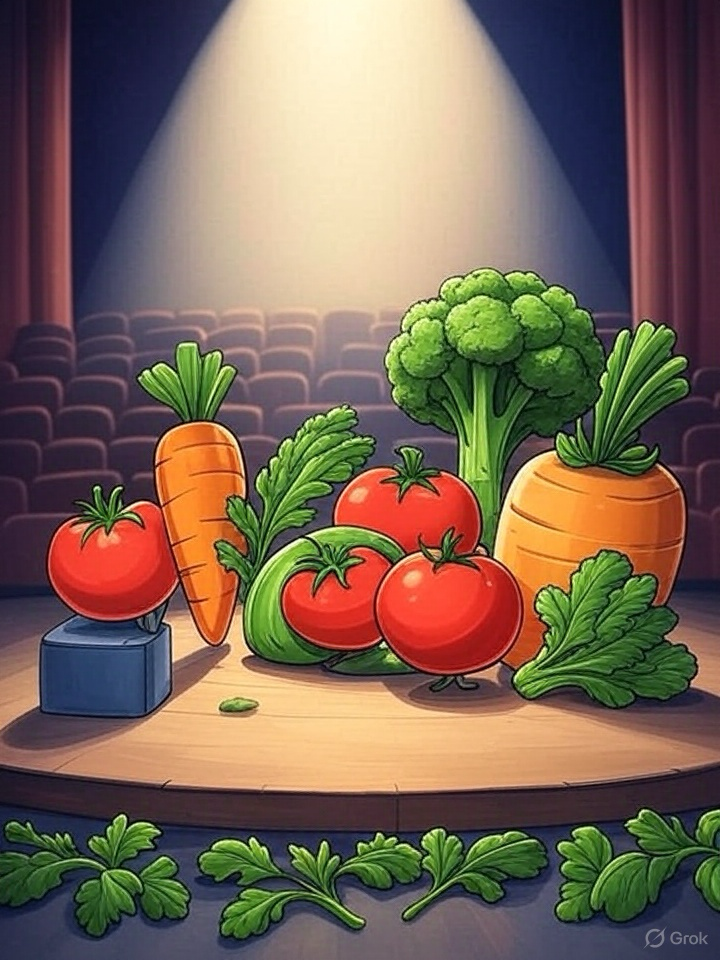 Gemüse im Rampenlicht