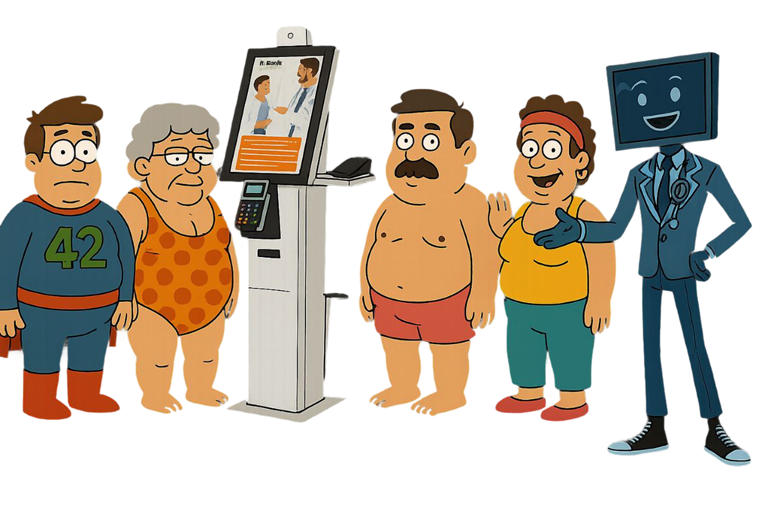 Adipositas Illustration